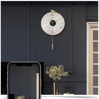 Wall Clock with Pendulum