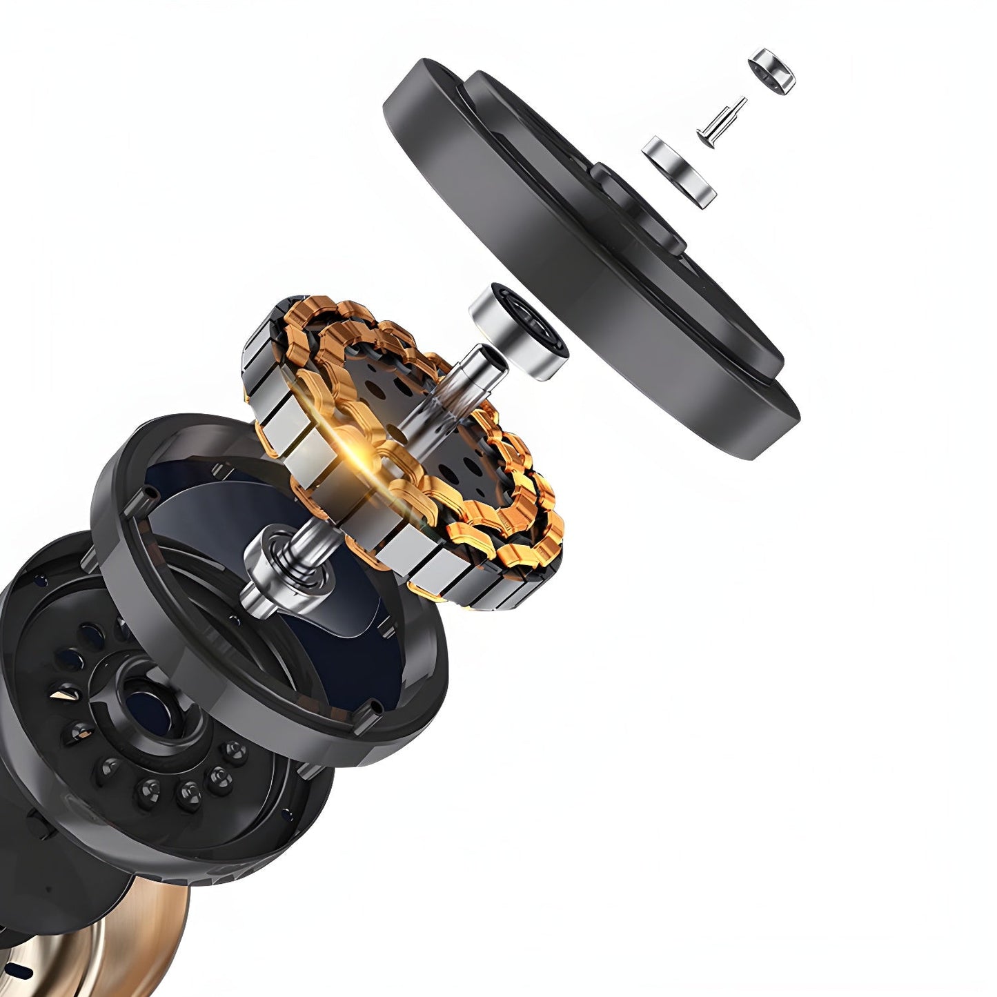 Modern Wooden LED Ceiling Fan Light