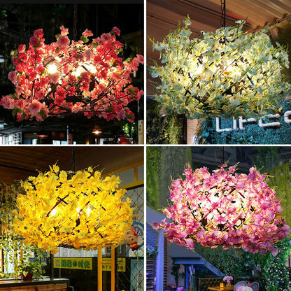 Blossom Flower LED Chandelier Pendant Light