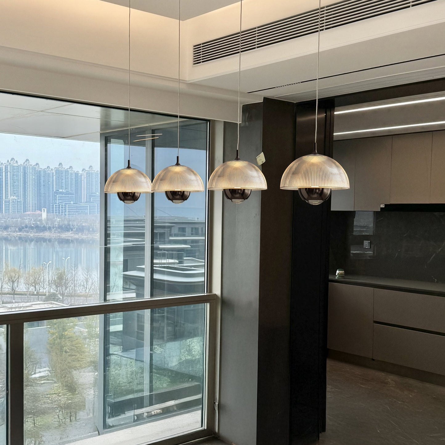 Eclipse Glass Pendant Light