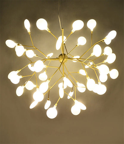 Modern Gold Branch LED Chandelier Light