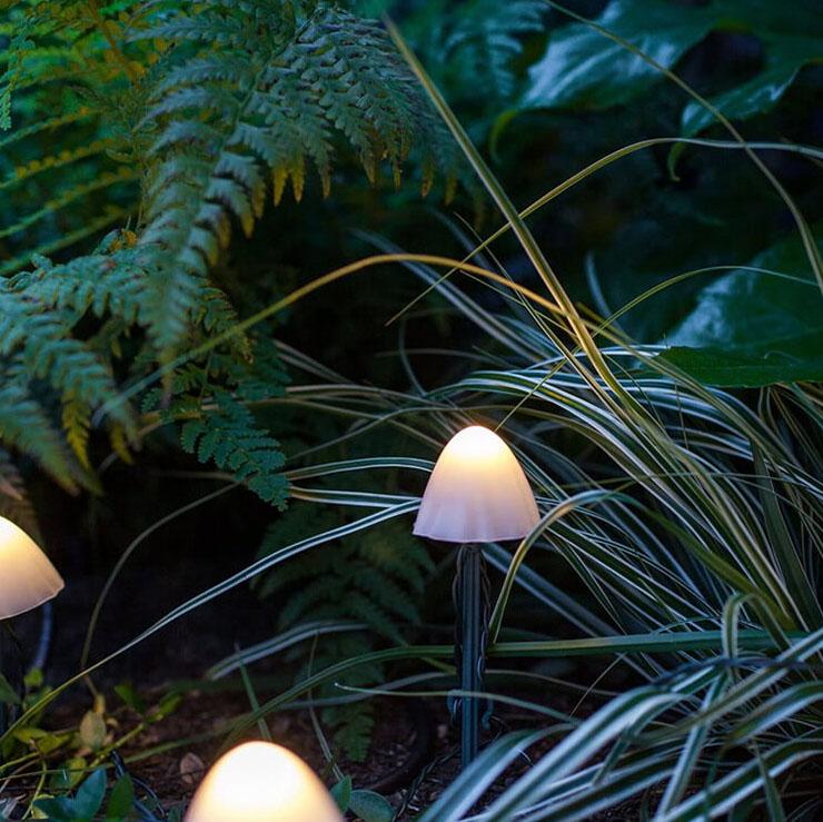 Solar LED Mushroom Garden String Lights