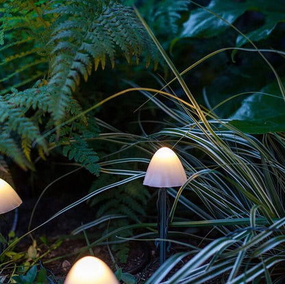Solar LED Mushroom Garden String Lights