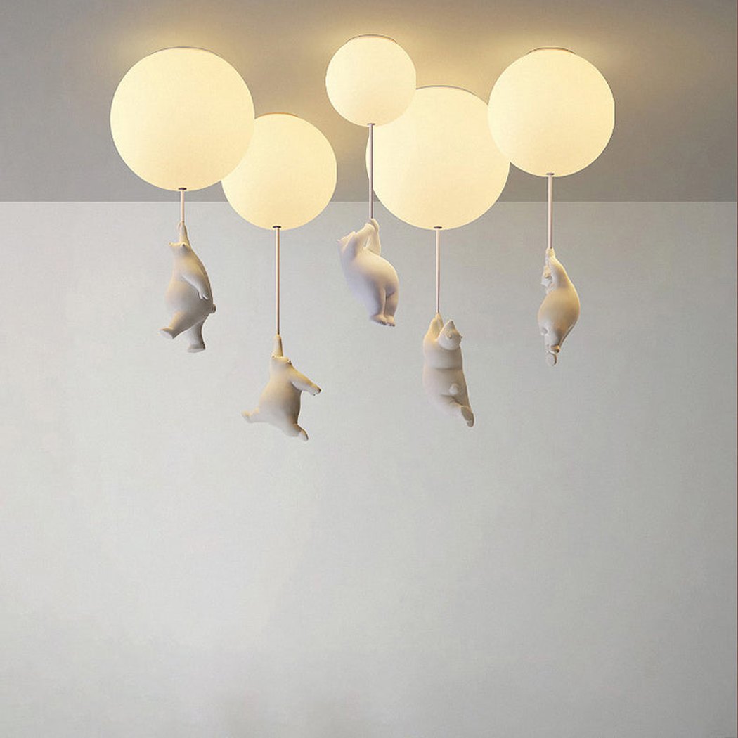Flying Bear Ceiling Light