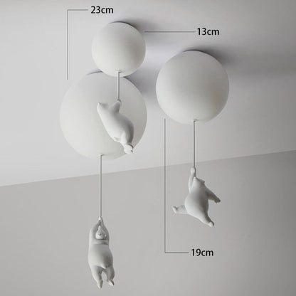 Flying Bear Ceiling Light