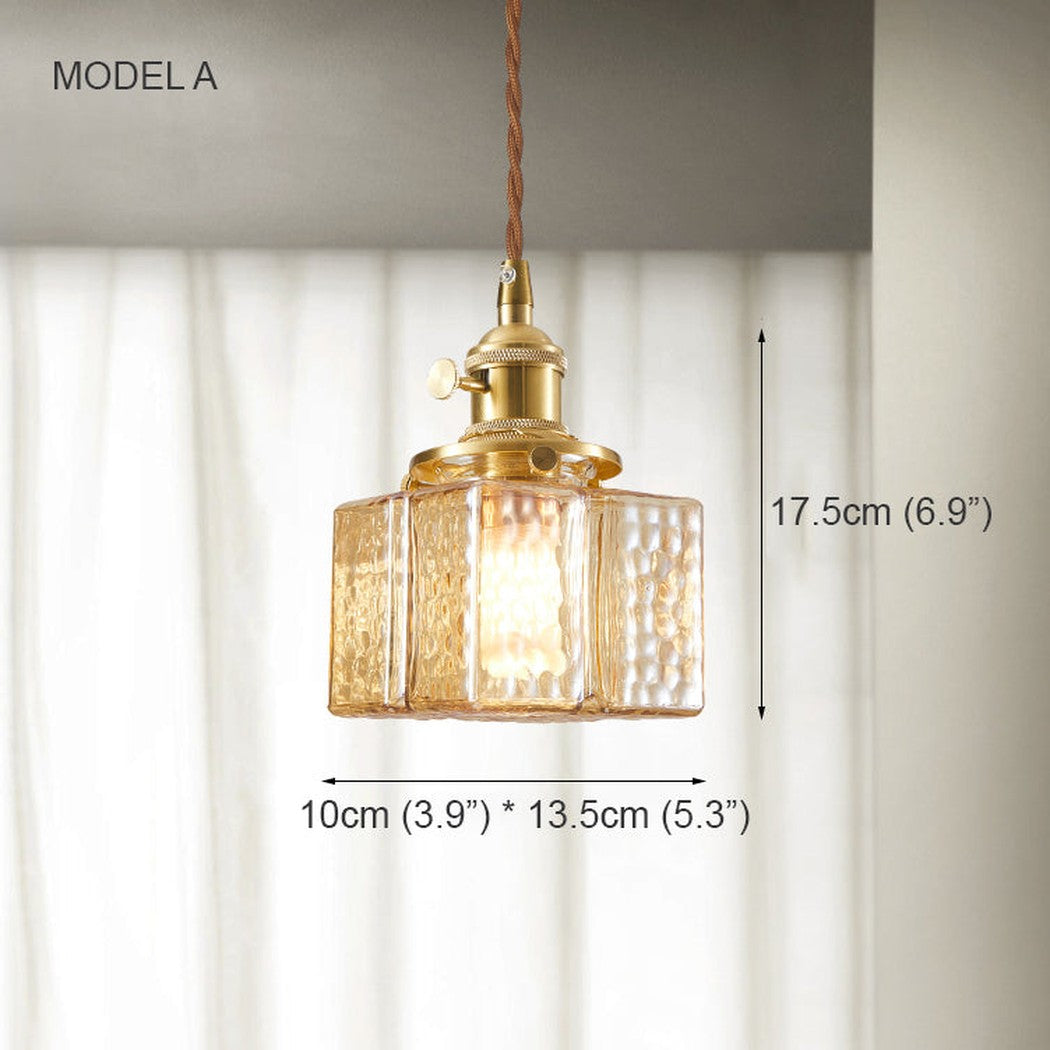 Hubert Glass Pendant Light