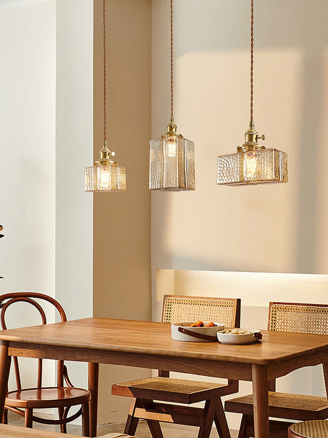 Hubert Glass Pendant Light