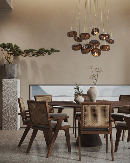 Petal Wood Chandelier