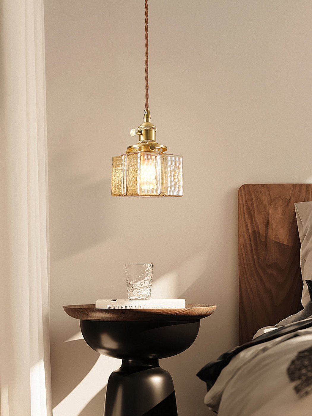 Hubert Glass Pendant Light