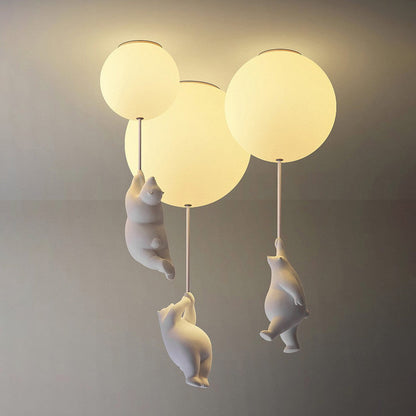 Flying Bear Ceiling Light