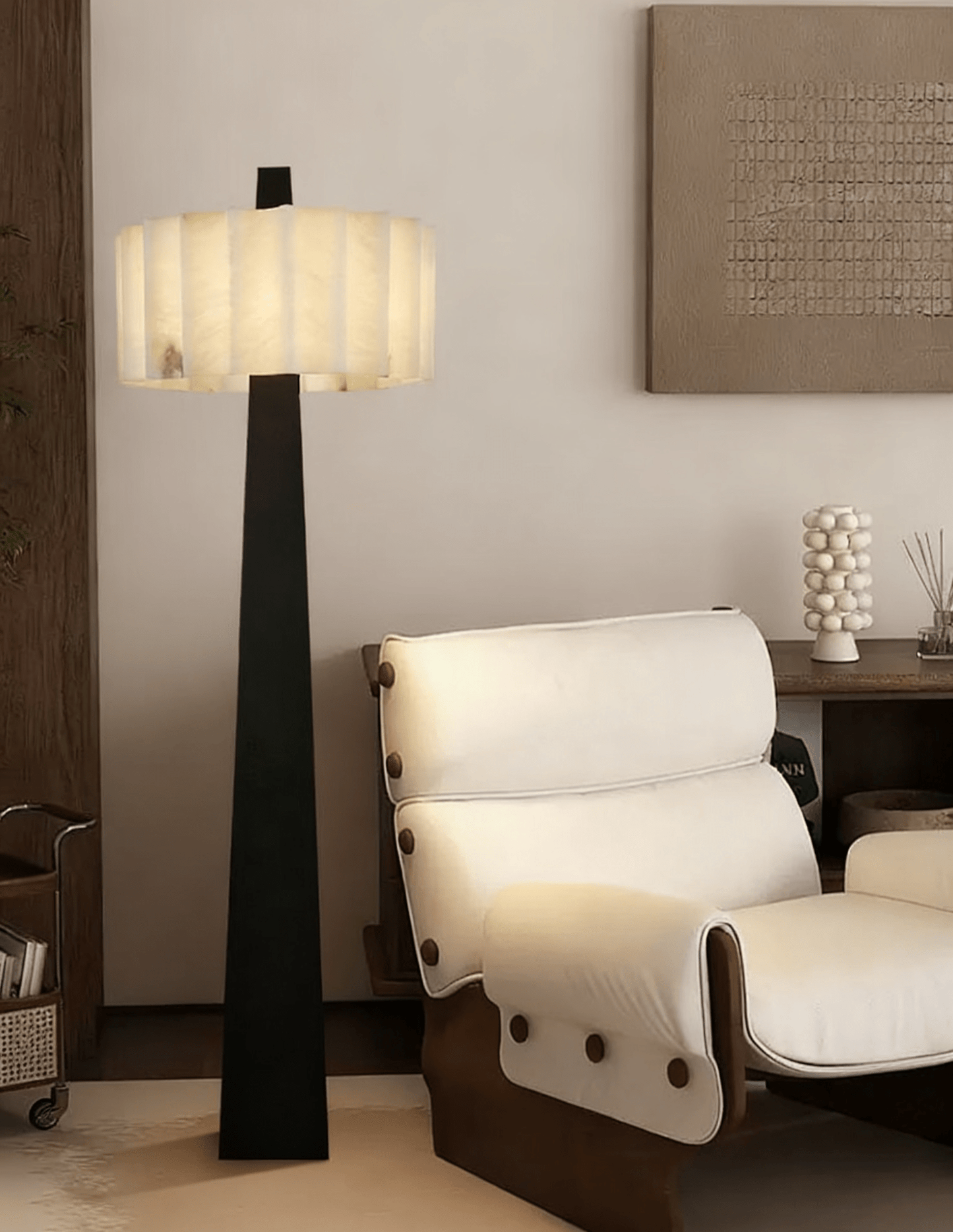 Pleat Tower Floor Lamp