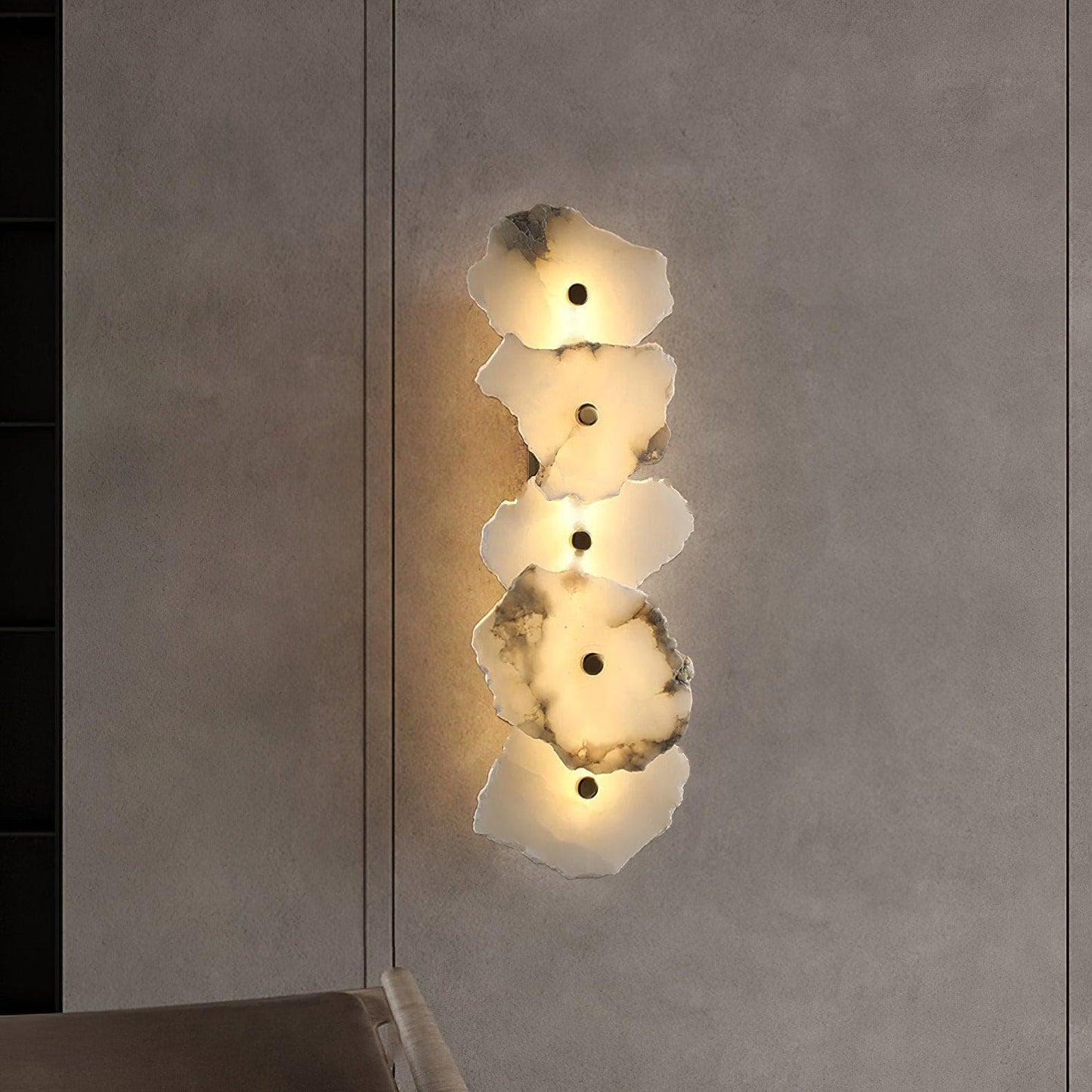 Alvera Alabaster Wall Light