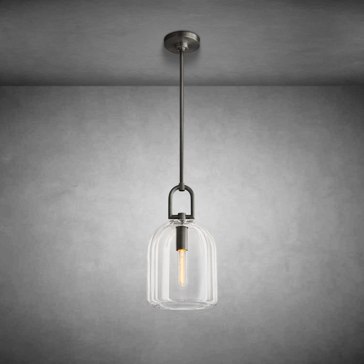 Bell Glass Pendant Light