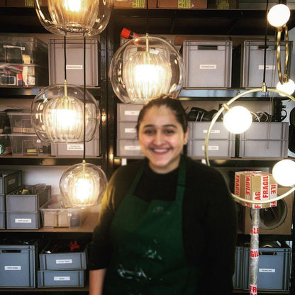 Lumière Pleated Crystal Pendant Light