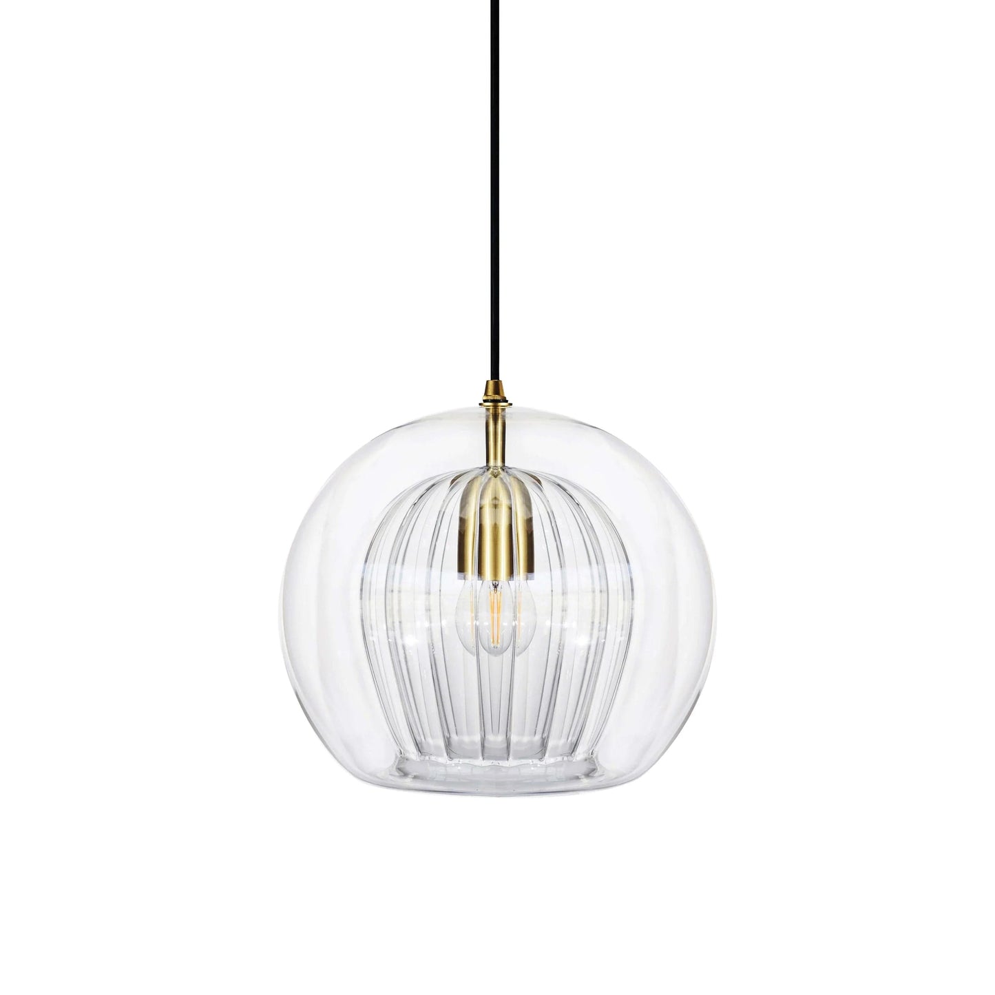 Lumière Pleated Crystal Pendant Light
