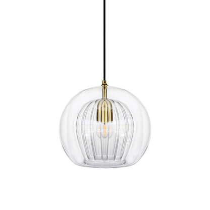 Lumière Pleated Crystal Pendant Light