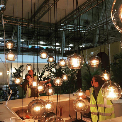 Lumière Pleated Crystal Pendant Light