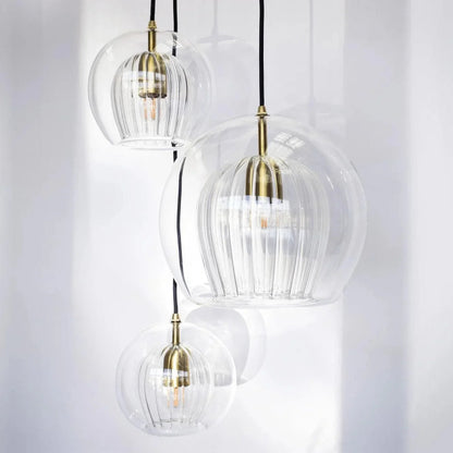 Lumière Pleated Crystal Pendant Light