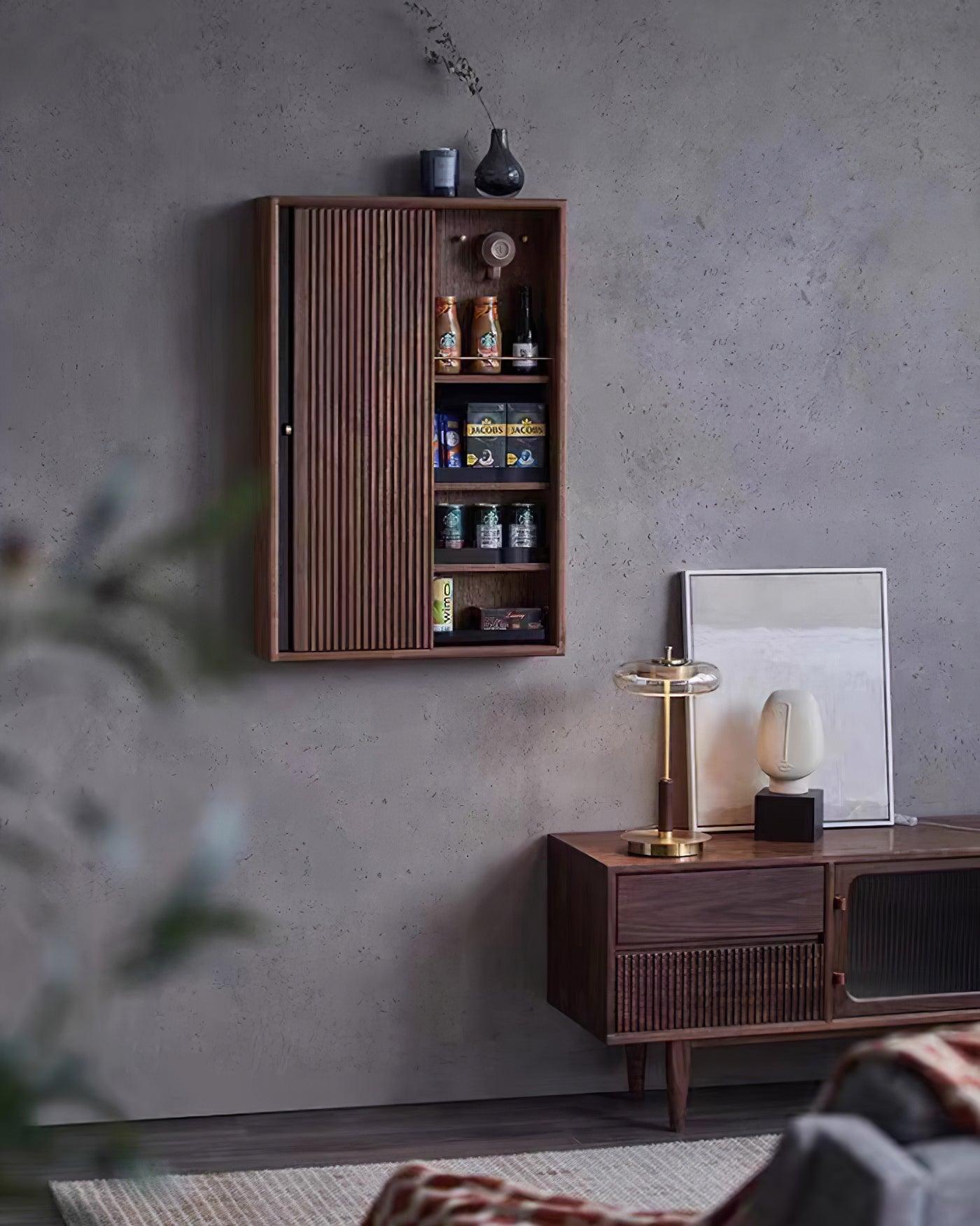 Modern Glass & Brass LED Table Lamp