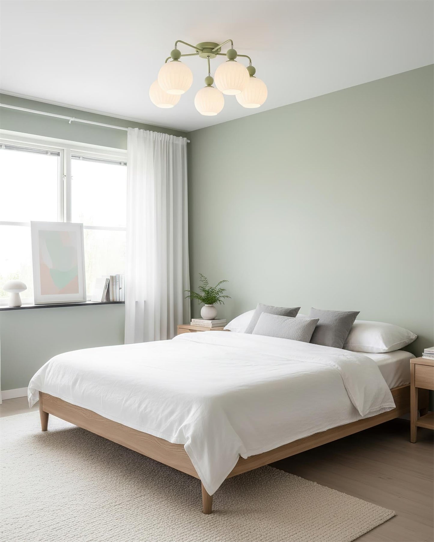 Renee Matcha Bloom Ceiling Light