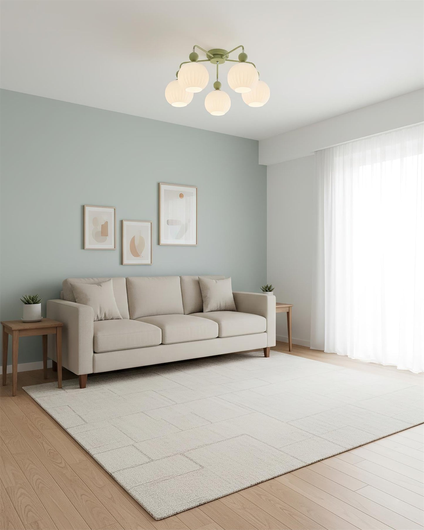 Renee Matcha Bloom Ceiling Light