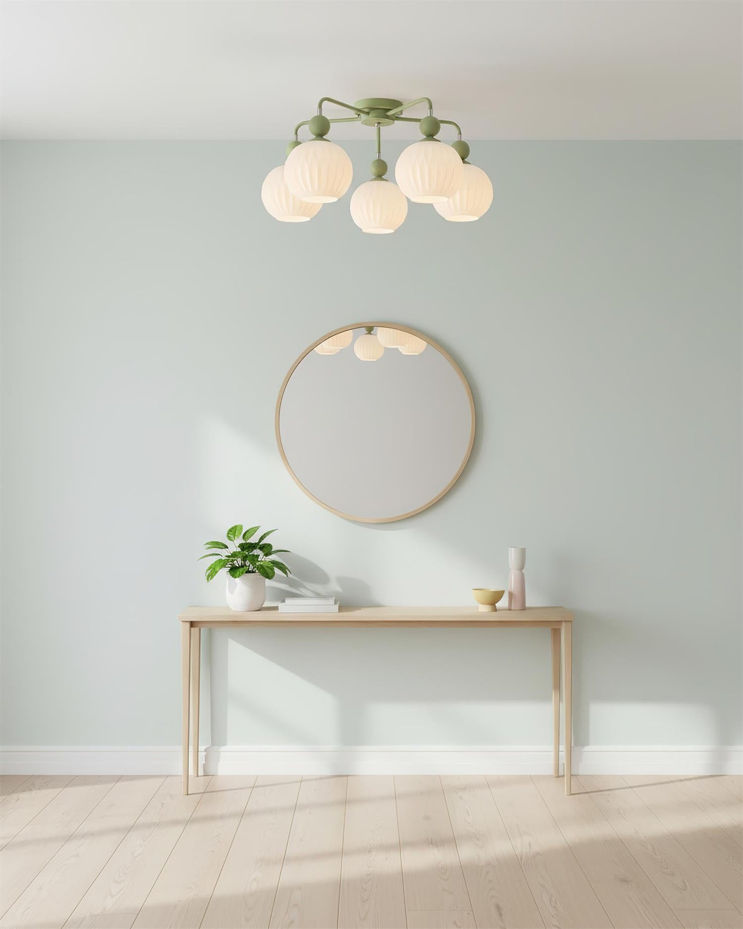 Renee Matcha Bloom Ceiling Light