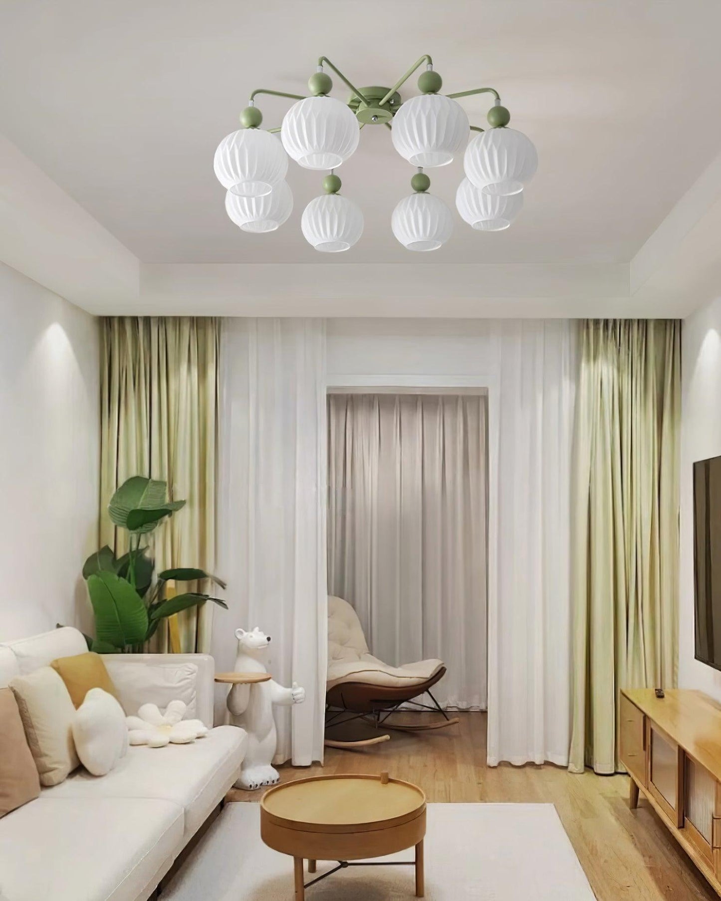 Renee Matcha Bloom Ceiling Light