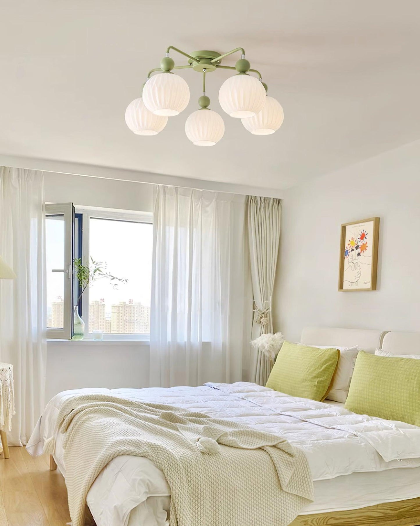 Renee Matcha Bloom Ceiling Light