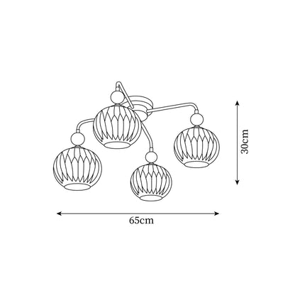 Renee Matcha Bloom Ceiling Light