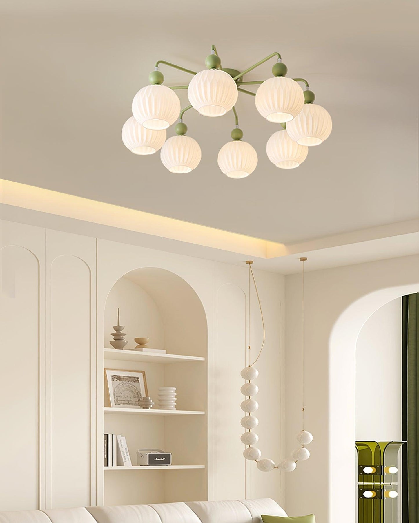 Renee Matcha Bloom Ceiling Light