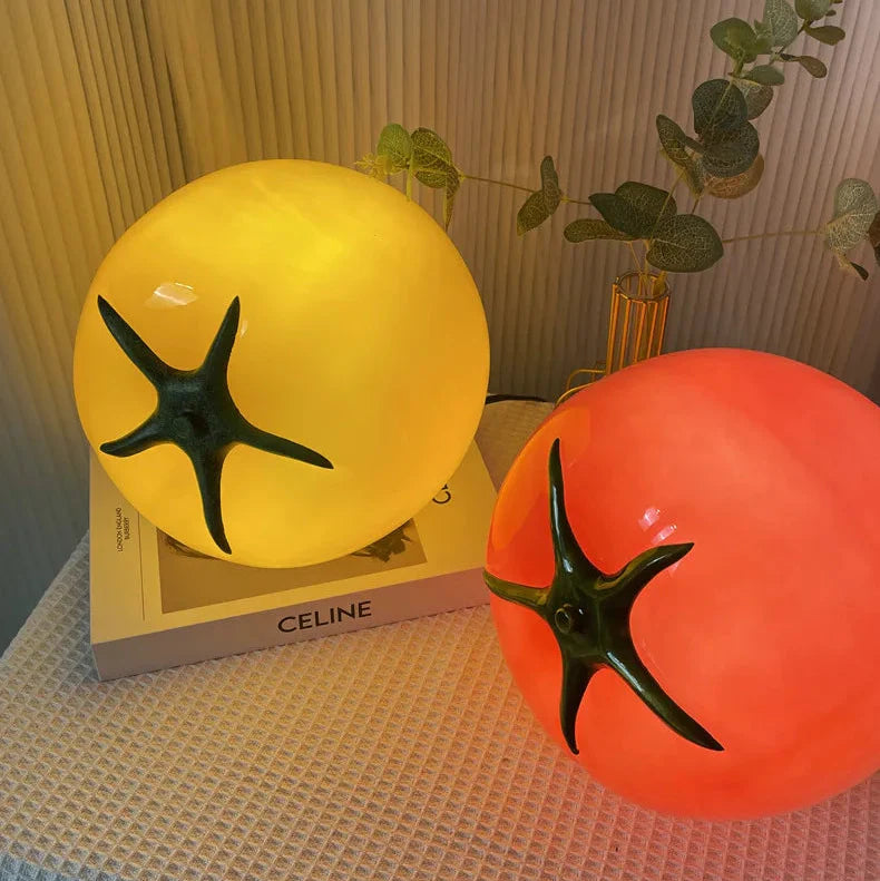 Tomora Glass Tomato Table Lamp