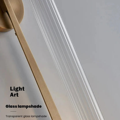 Brasselle Ribbed Glass Cylinder Wall Light