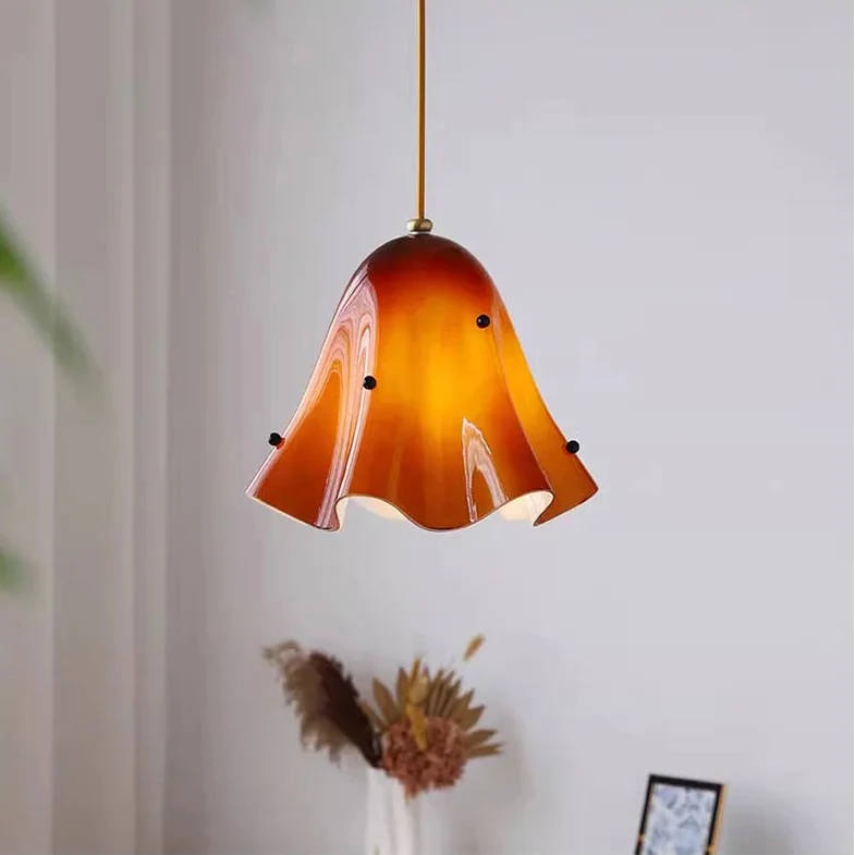 Florique Glass Flower Pendant Light