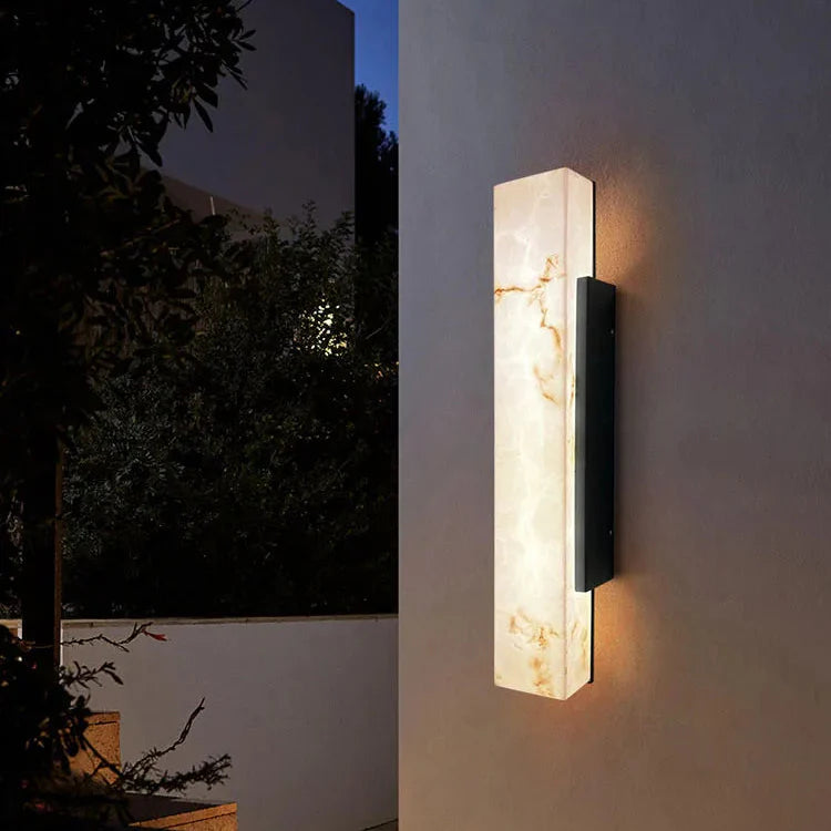 Marble Modern Outdoor Wall Light