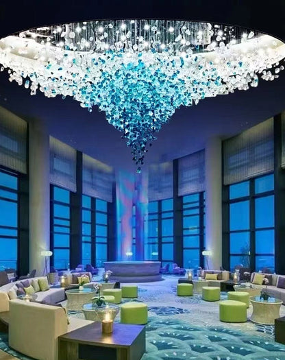 Crystal Stone LED Chandelier