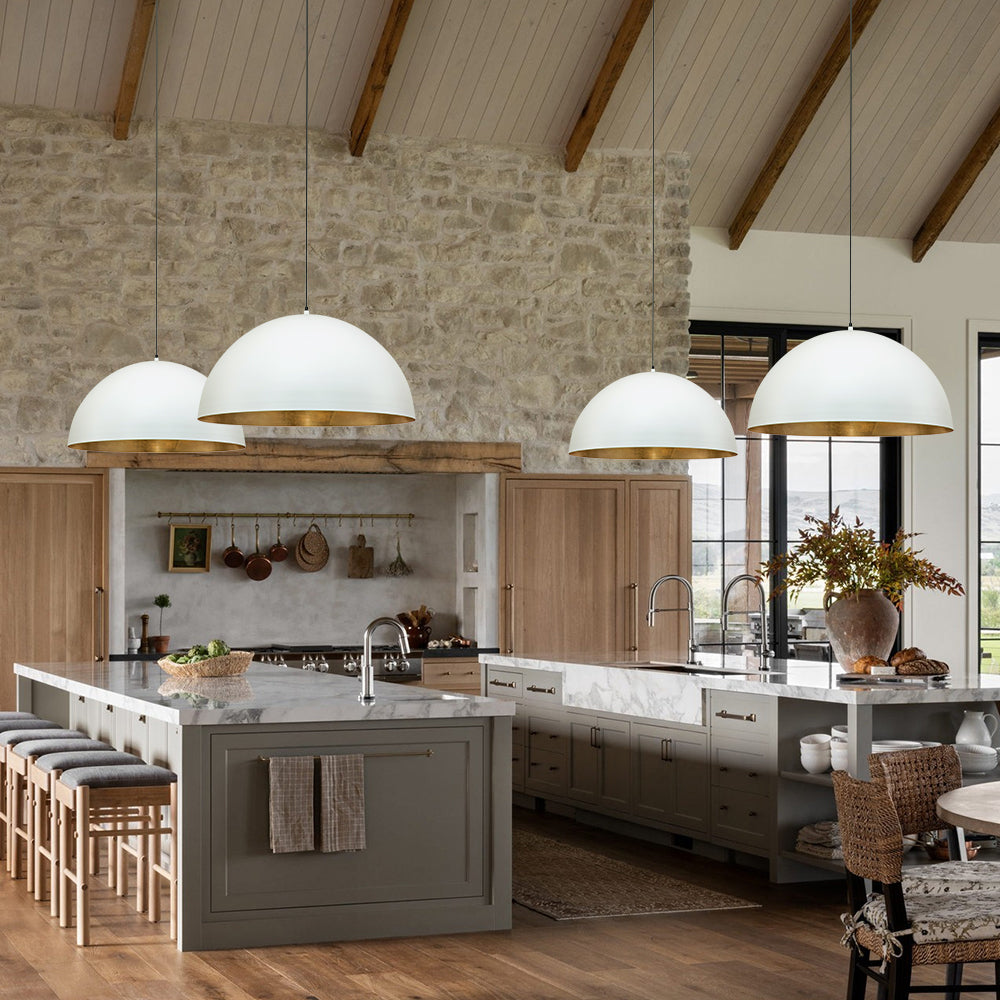 Metal Dome Pendant Light