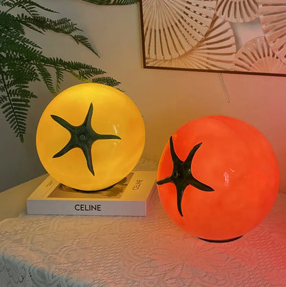 Tomora Glass Tomato Table Lamp
