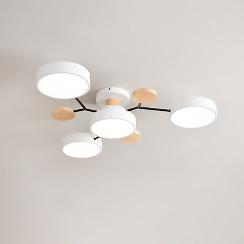 Modern Scandinavian Multi-Branch LED Ceiling Light