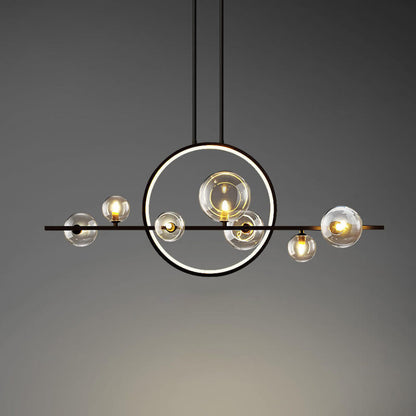 Modern Orb Ring LED Pendant Chandelier