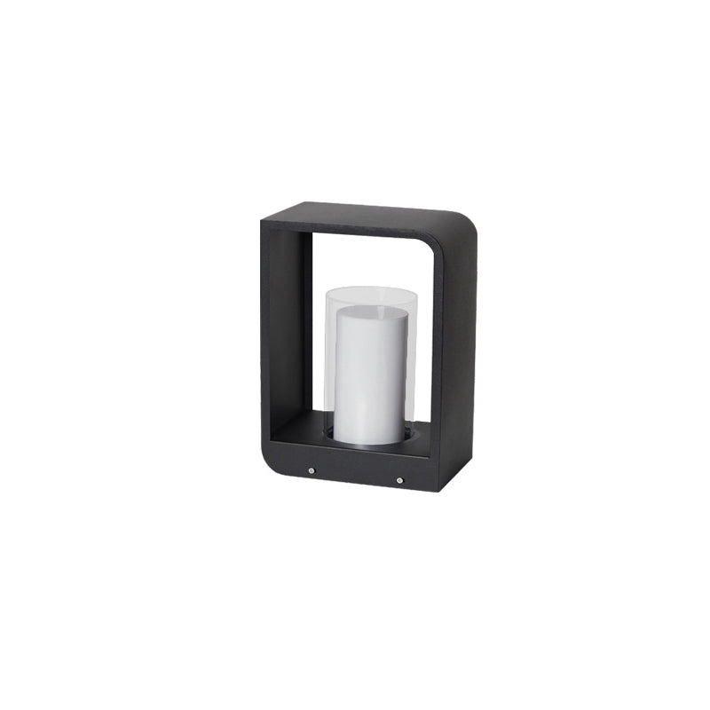 Modern Outdoor LED Frame Lantern Light