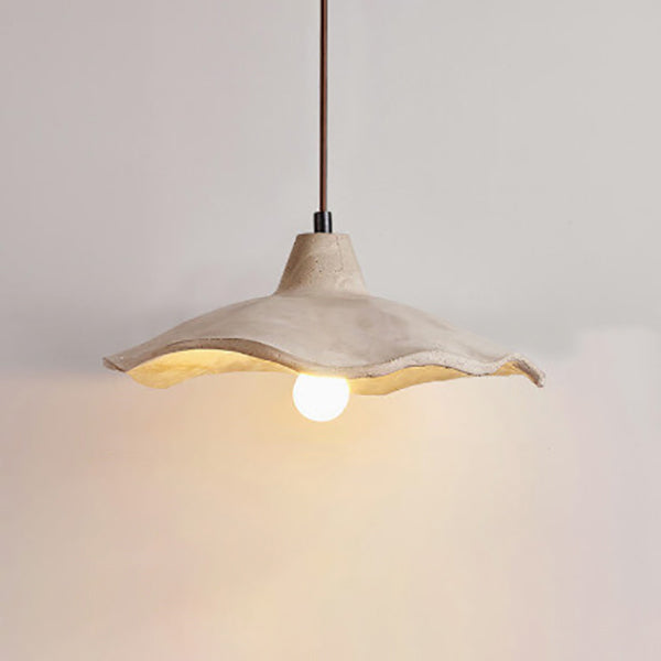 Modern Wavy Ceramic Triple Pendant Light