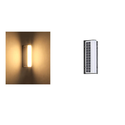 Modern Solar LED Outdoor Wall Light Bar