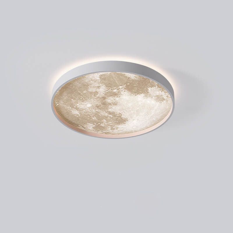 Modern Moon Glow LED Ceiling Light