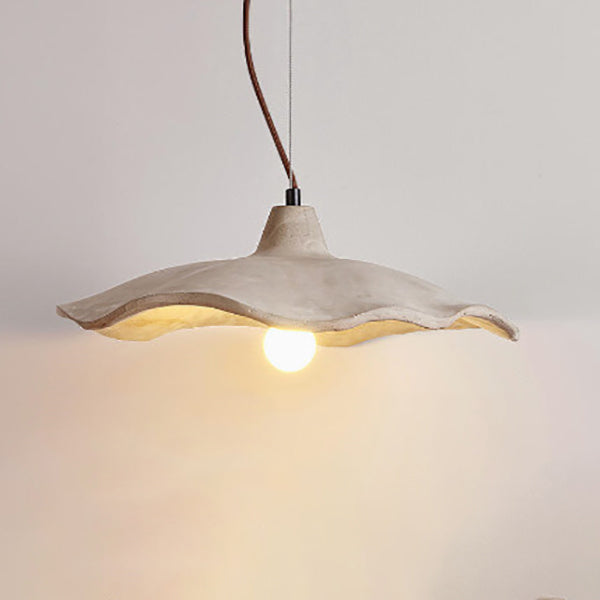 Modern Wavy Ceramic Triple Pendant Light