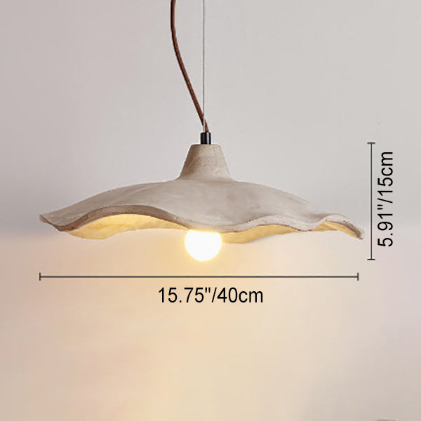Modern Wavy Ceramic Triple Pendant Light