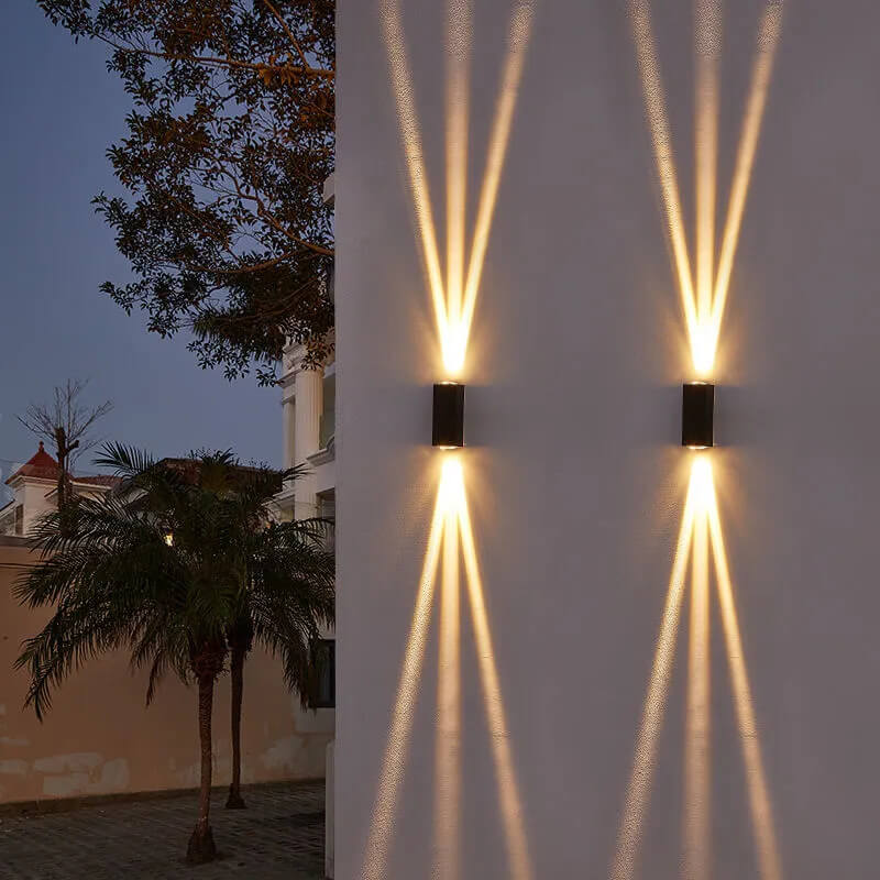 Modern Outdoor LED Up Down Wall Light