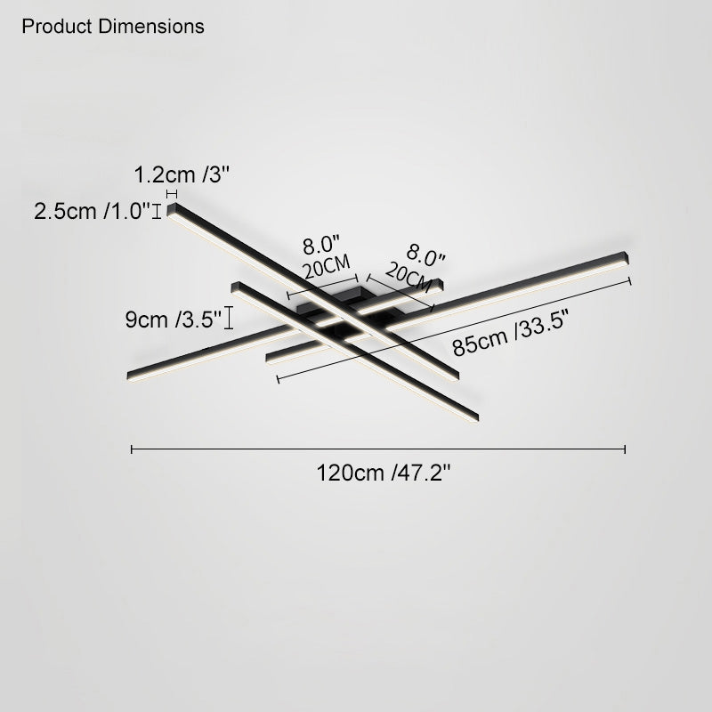 WOMO Simple Low Profile Flush Mount Ceiling Light-WM1004