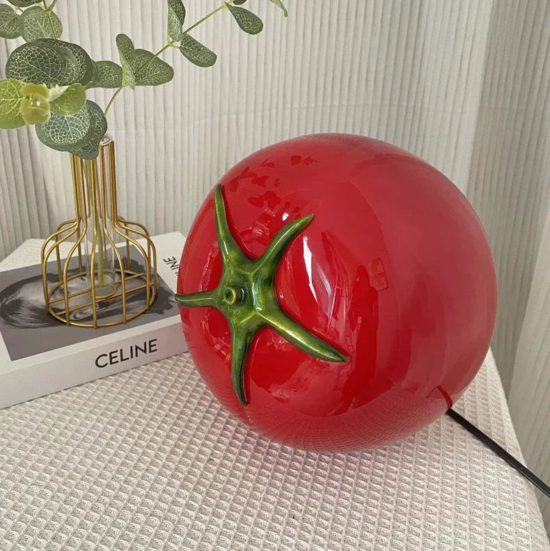Tomora Glass Tomato Table Lamp