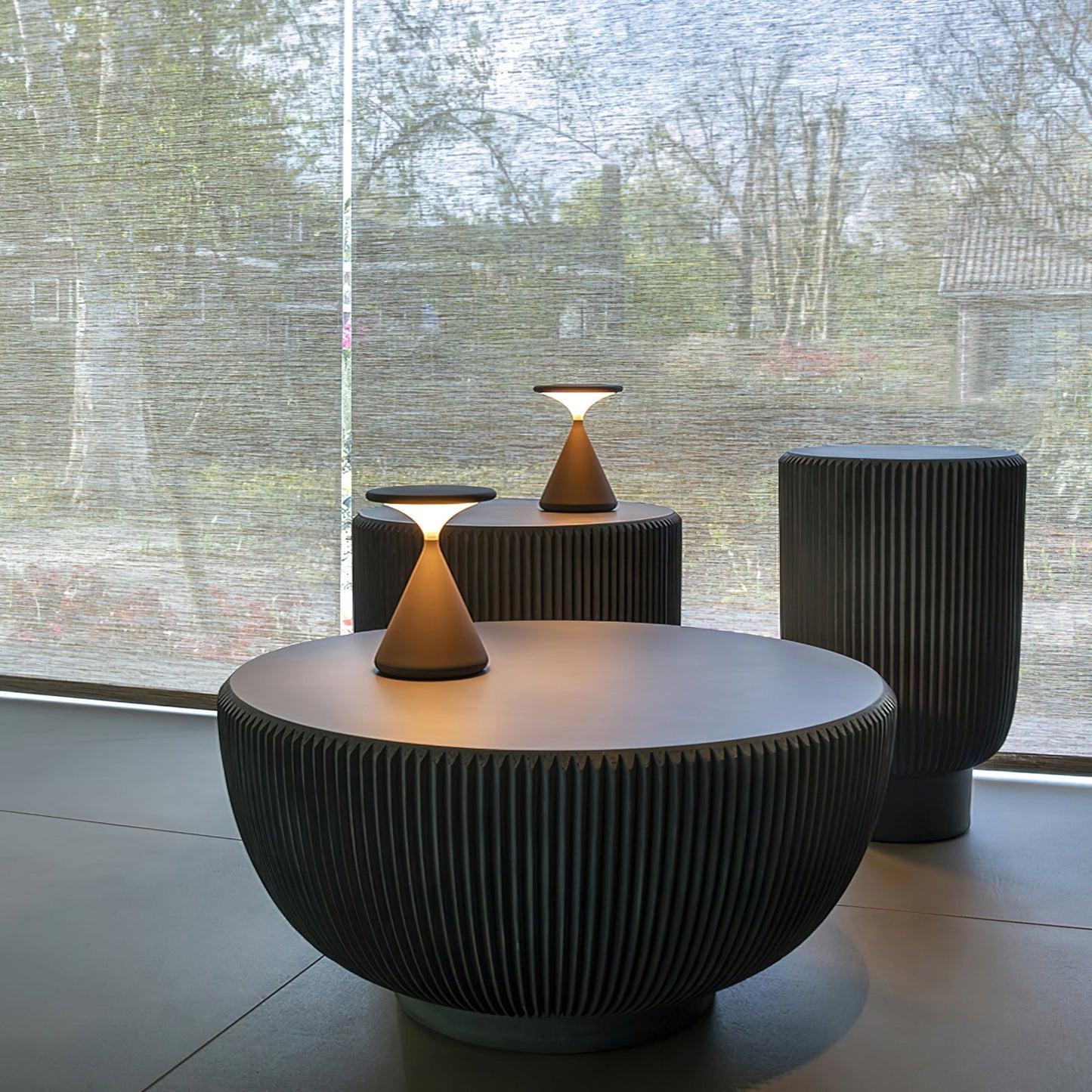 Salt & Pepper Atmosphere Table Lamp Built-in Battery