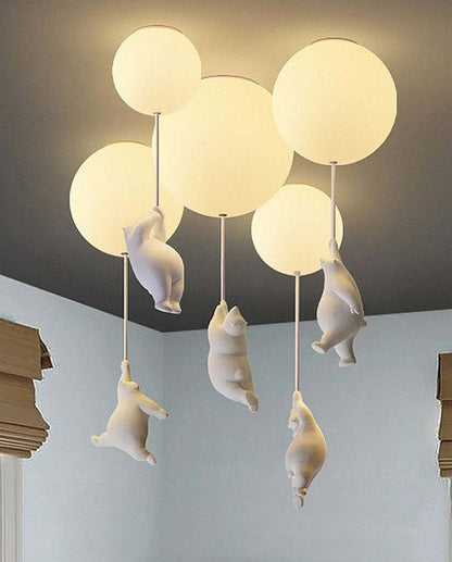 Flying Bear Ceiling Light